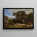Landschap in de Dauphiné - Théodore Fourmois — ingelijst kunstwerk aan de muur