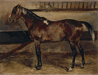 Thodore Gricault - Cheval brun  lcurie.webp