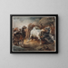 Gevechtshorses - Théodore Géricault — ingelijst kunstwerk aan de muur