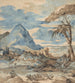 Landschap met vissers - Théodore Géricault — weergave van het kunstwerk