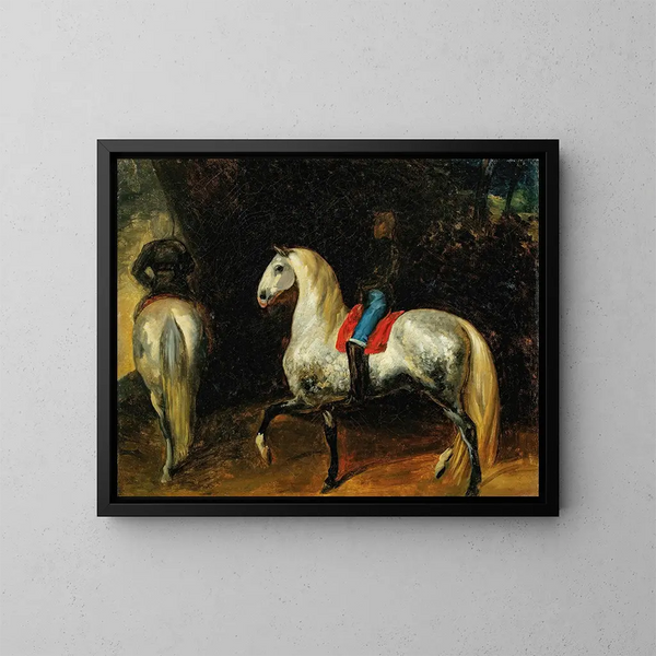 De Eetser - Théodore Géricault — ingelijst kunstwerk aan de muur