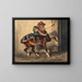De gipserspaard - Théodore Géricault — ingelijst kunstwerk aan de muur