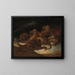 Leeuwen in een berglandschap - Théodore Géricault — ingelijst kunstwerk aan de muur