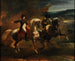 Napoleon geeft een bevel aan een hogere officier van de Gidsen - Théodore Géricault — weergave van het kunstwerk