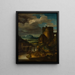 Italiaans landschap bij het graf - Théodore Géricault — ingelijst kunstwerk aan de muur
