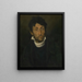 Portret van een kleptomaan - Théodore Géricault — ingelijst kunstwerk aan de muur