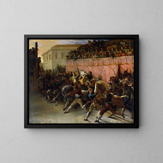 Thodore Gricault - Riderless Racers at Rome.webp