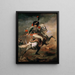 The Charging Chasseur - Théodore Géricault — ingelijst kunstwerk aan de muur