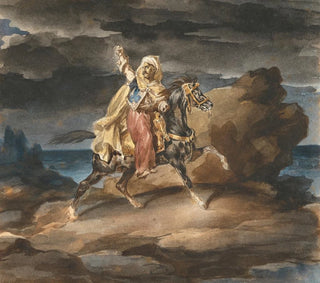 Le Giaour - Théodore Géricault — weergave van het kunstwerk