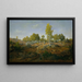 Een pad tussen de rotsen - Théodore Rousseau — ingelijst kunstwerk aan de muur