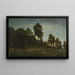 ruiter aan de rand van een bos - Théodore Rousseau — ingelijst kunstwerk aan de muur