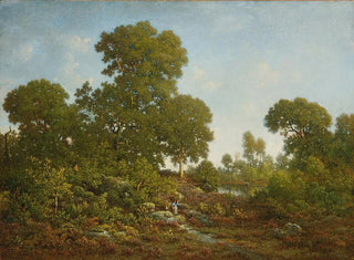 Lente - Théodore Rousseau — weergave van het kunstwerk