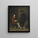 De gitarist - Théodule Ribot — ingelijst kunstwerk aan de muur