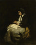 Woman sewing - Théodule Ribot — artwork view