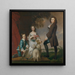 Thomas 1740-1825 and Martha Neate 1741 after 1795 with her guardian Thomas Needham - Sir Joshua Reynolds — framed artwork on a wall