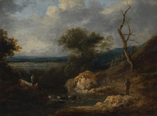 Klein landschapsschilderij - Thomas Barker — weergave van het kunstwerk