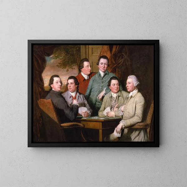 De hand die niet werd geroepen - Thomas Beach — ingelijst kunstwerk aan de muur
