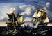 the Capture of the frigate HBM Macedonian by the American frigate United States, October 25, 1812 - Thomas Chambers — artwork view