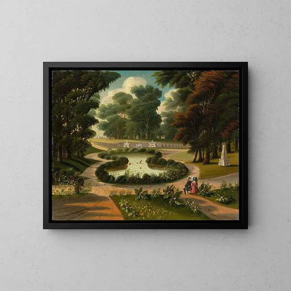 Begraafplaats van Mount Auburn - Thomas Chambers — ingelijst kunstwerk aan de muur