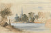 View of Rouen from the River - Thomas Charles Leeson Rowbotham — artwork view