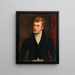 Portret van Michael Banim 1796-1874 Auteur - Thomas Clement Thompson — ingelijst kunstwerk aan de muur
