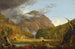 View of the mountain pass called the Notch of the White Mountains Crawford Notch - Thomas Cole — artwork view