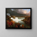 Ver uitzicht op de watervallen van Niagara op afstand - Thomas Cole — ingelijst kunstwerk aan de muur