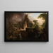 Expulsion du jardin d'Éden - Thomas Cole — framed artwork on a wall