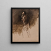Study for the Standing Shepherd - Thomas Cole — framed artwork on a wall
