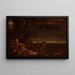 The pilgrim of the world at the end of his journey, study for the series The Cross and the World - Thomas Cole — framed artwork on a wall