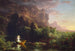De reis van het leven: Kindertijd - Thomas Cole — weergave van het kunstwerk