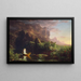 De reis van het leven: Kindertijd - Thomas Cole — ingelijst kunstwerk aan de muur