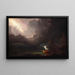 The Voyage of Life Old Age - Thomas Cole — framed artwork on a wall