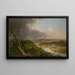 View from Mount Holyoke Northampton Massachusetts after a Storm, The Meander - Thomas Cole — framed artwork on a wall