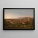 View of Florence - Thomas Cole — framed artwork on a wall