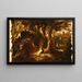 Forest landscape with figures - Thomas Cole — framed artwork on a wall
