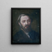 Portrait of the sculptor Pier Pander 1864-1919 - Thomas Cole — framed artwork on a wall