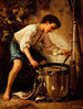 Jongen drummer - Thomas Couture — weergave van het kunstwerk