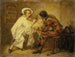 Arlequin en Pierrot - Thomas Couture — weergave van het kunstwerk