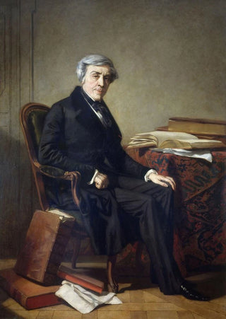 Thomas Couture - Portrait de Jules Michelet 17981874 historien.webp