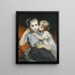 Sisters - Thomas Couture — framed artwork on a wall