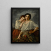 Two Sisters - Thomas Couture — framed artwork on a wall