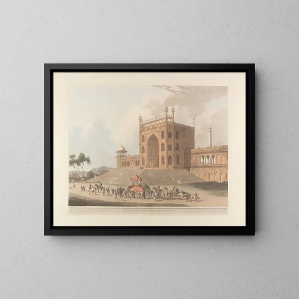 Oosterse scène Pl01 - Thomas Daniell — ingelijst kunstwerk aan de muur