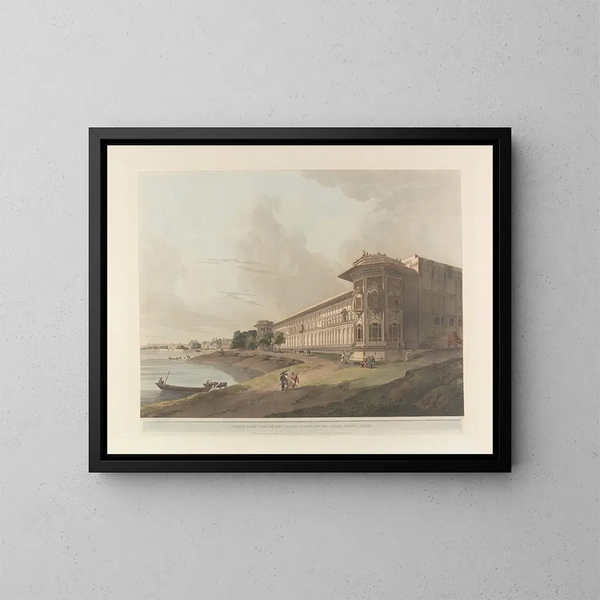 Oosterse scène Pl03 - Thomas Daniell — ingelijst kunstwerk aan de muur
