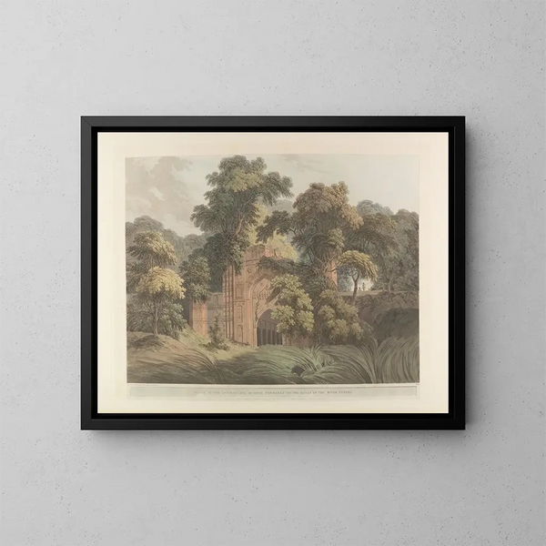 Oosterse scène Pl04 - Thomas Daniell — ingelijst kunstwerk aan de muur
