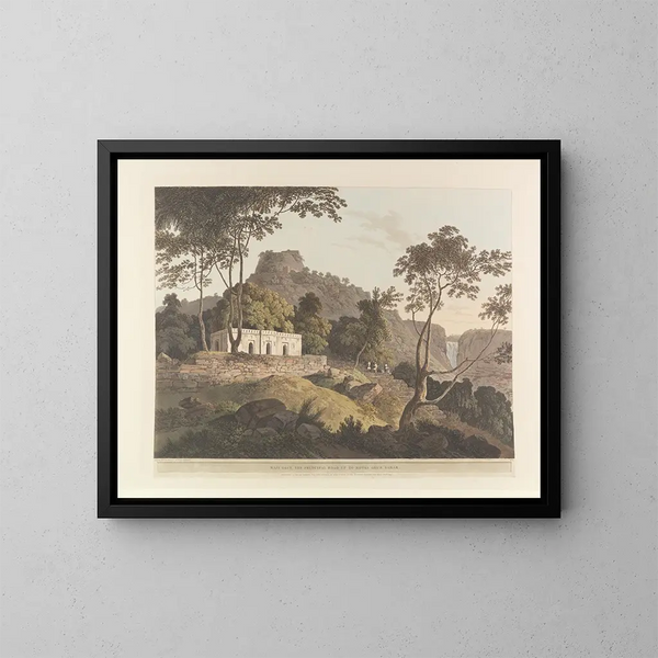 Oosterse scène Pl05 - Thomas Daniell — ingelijst kunstwerk aan de muur
