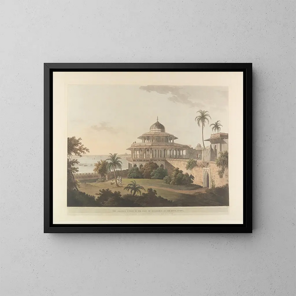 Oosterse scène Pl06 - Thomas Daniell — ingelijst kunstwerk aan de muur