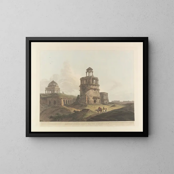 Oosterse scène Pl07 - Thomas Daniell — ingelijst kunstwerk aan de muur