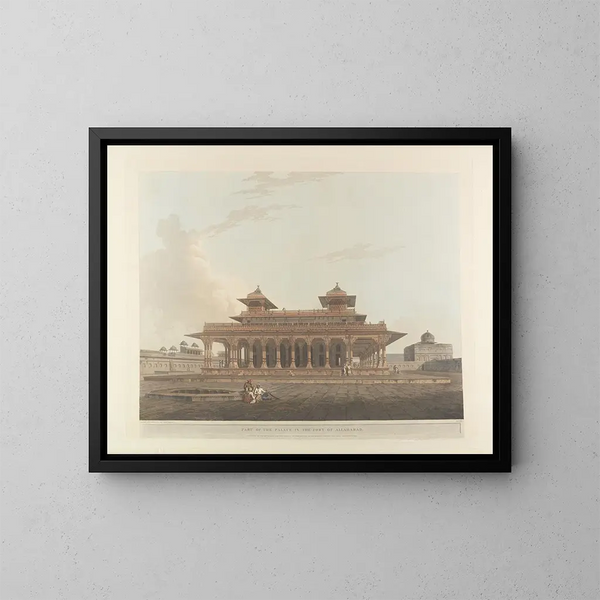Oosterse scène Pl08 - Thomas Daniell — ingelijst kunstwerk aan de muur