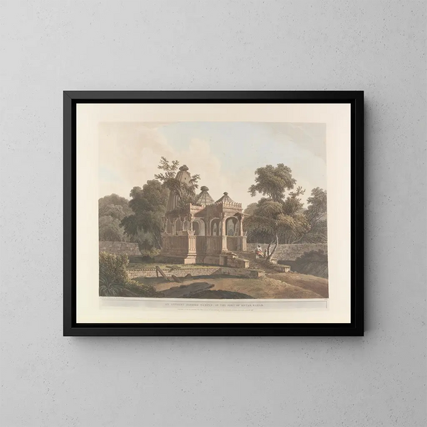 Oosterse scène Pl11 - Thomas Daniell — ingelijst kunstwerk aan de muur